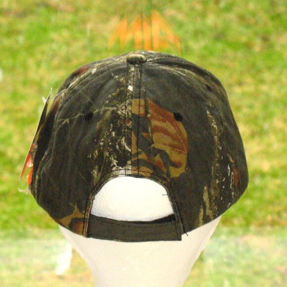 3 for/$30 Mossy Oak Camouflage Baseball Hat Cap Green Orange Military Hunting - Picture 5 of 9